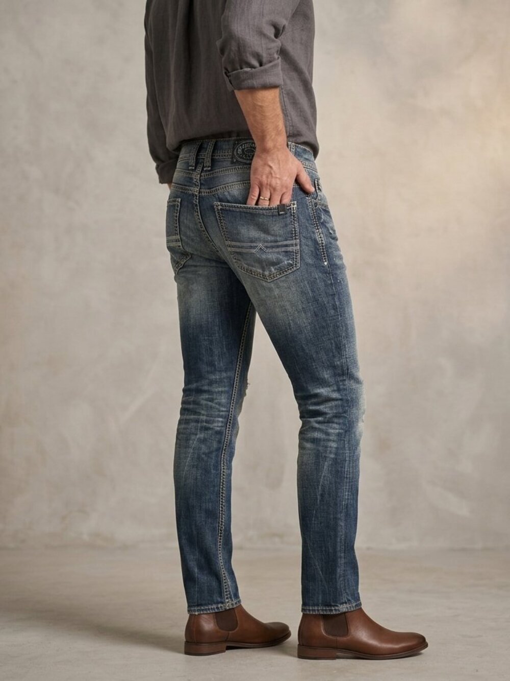 NWT Buffalo David Bitton 'Evan' Basic Super Slim jeans. Men's Size 28X32